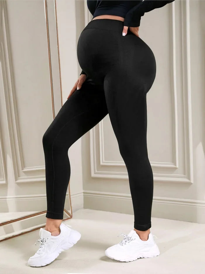 High-Waisted Maternity Leggings