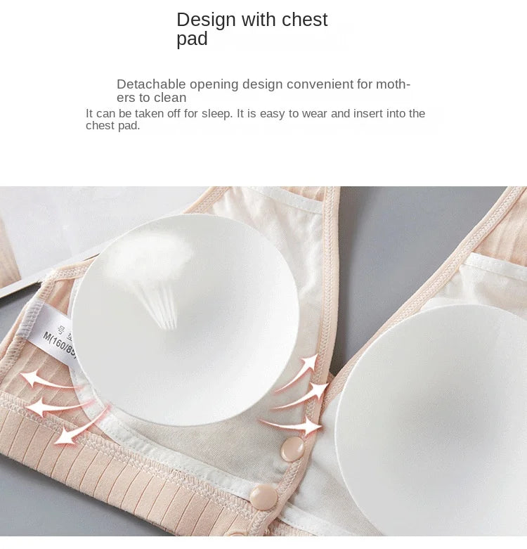 Pure Cotton Nursing Bra