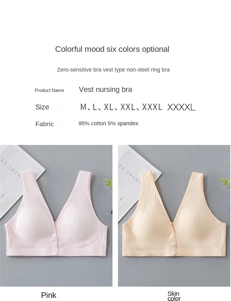 Pure Cotton Nursing Bra